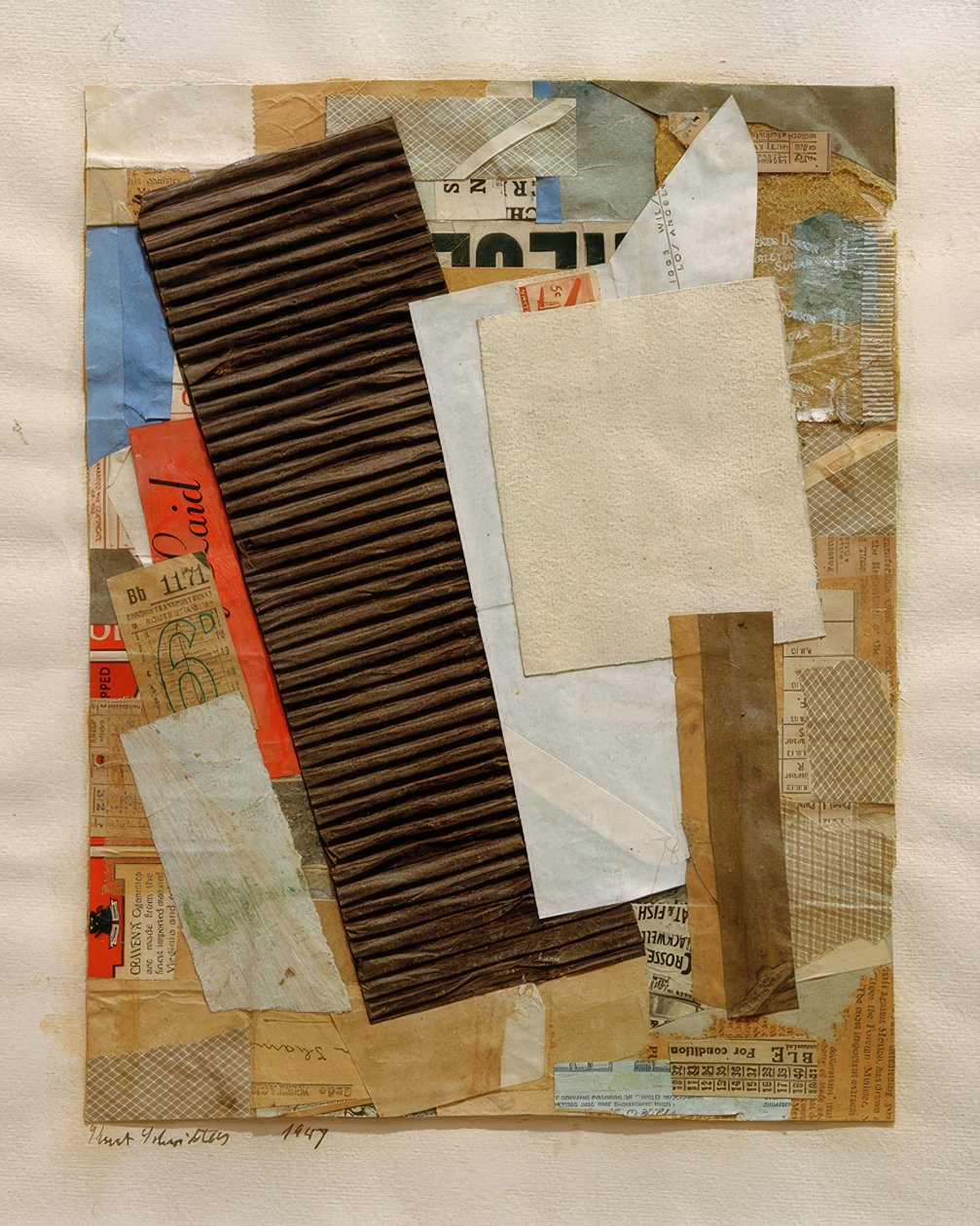 Bez názvu (6 D) od Kurt Schwitters
