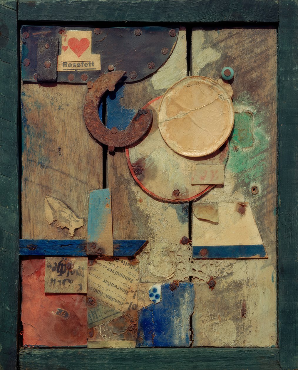 Bez názvu (Merzbild Rossfett) od Kurt Schwitters