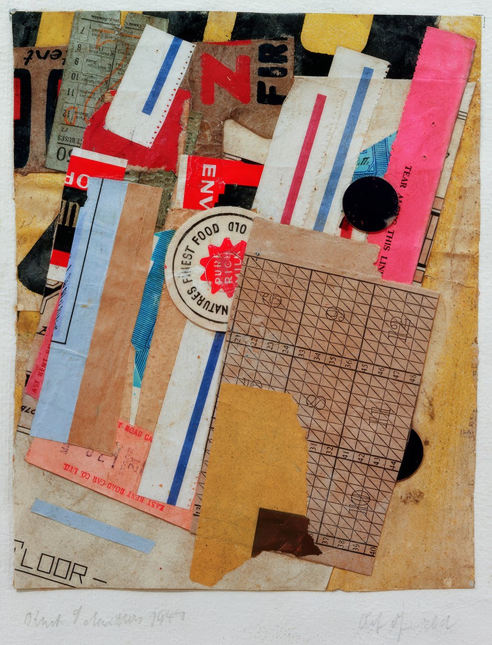 Z červené od Kurt Schwitters