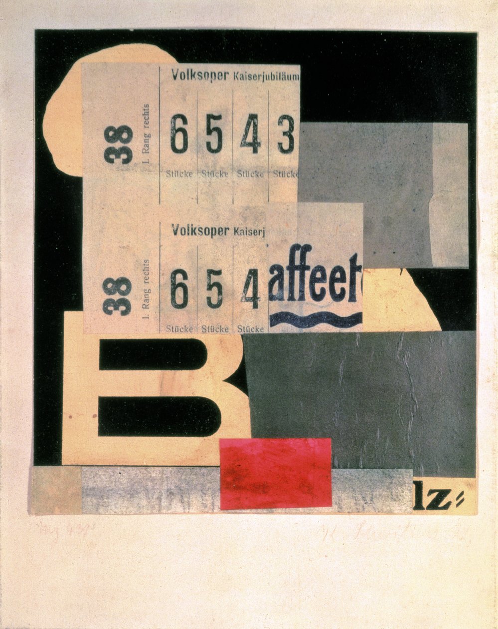 Neznámý obrázek od Kurt Schwitters