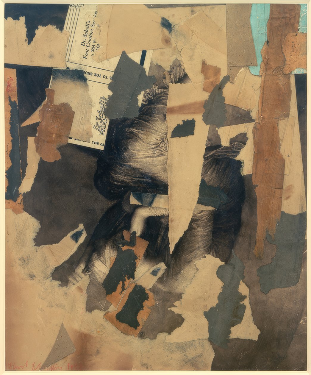 c 63 starý obrázek od Kurt Schwitters