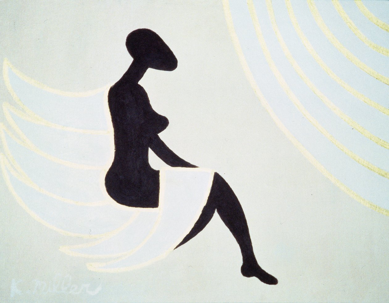 Andělská paní, 2005 (akryl na plátně) od Kurtis L. Miller