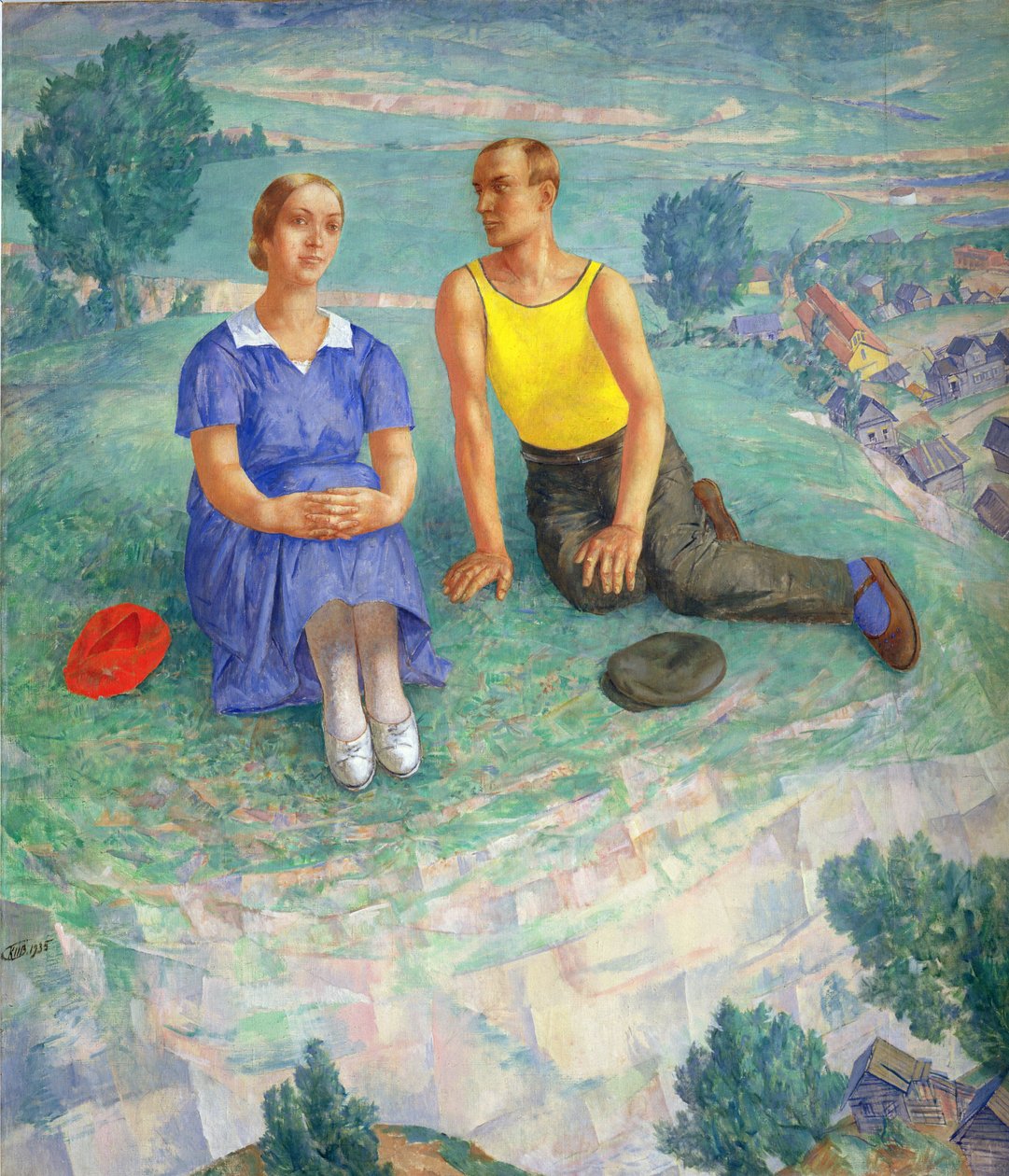 Jaro, 1935 od Kuzma Sergeevich Petrov Vodkin