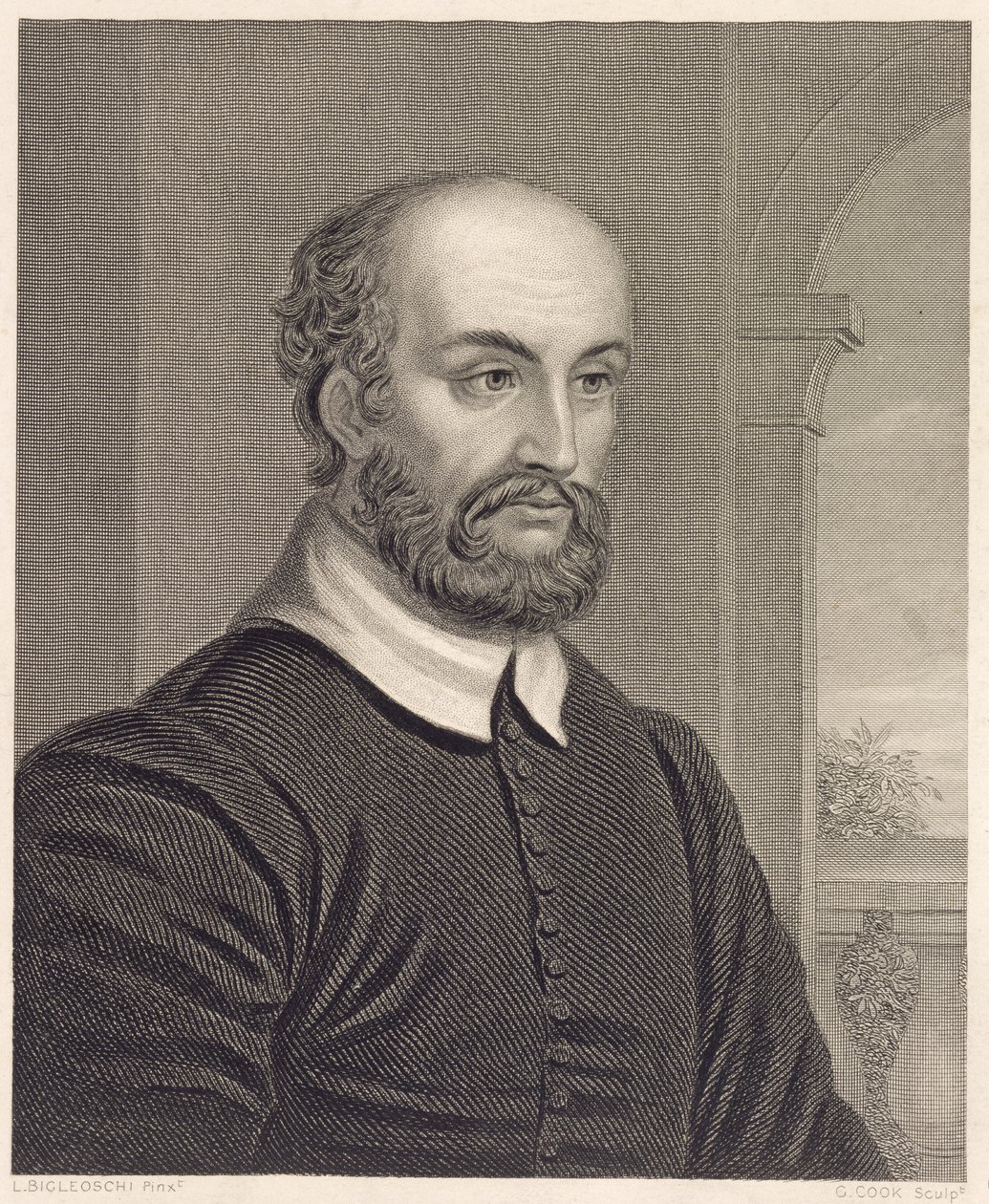Andrea Palladio (1508-80), ryl G. Cook od L. Bigleoschi