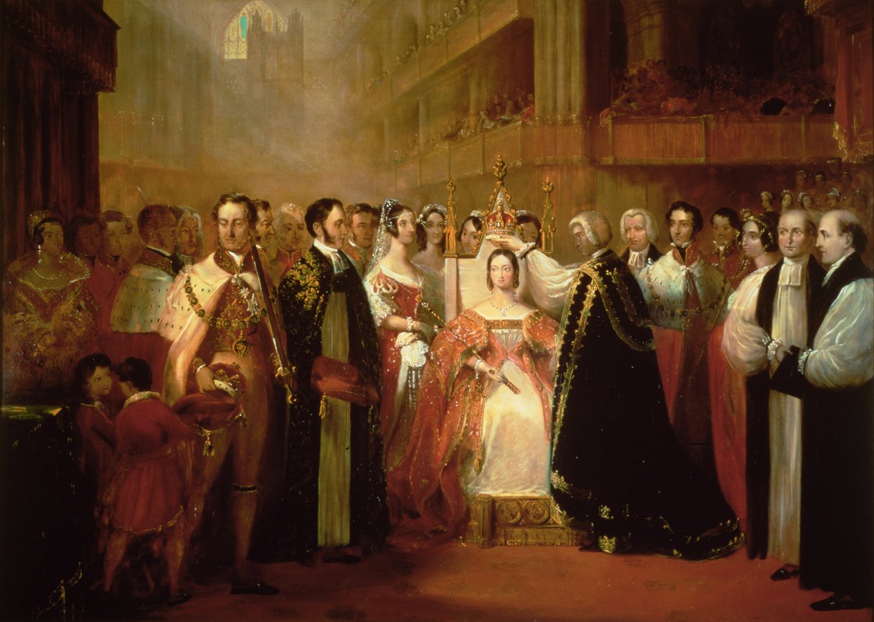 Korunovace královny Viktorie (1819-1901) (olej) od L. and Bettridge, H. Jennens