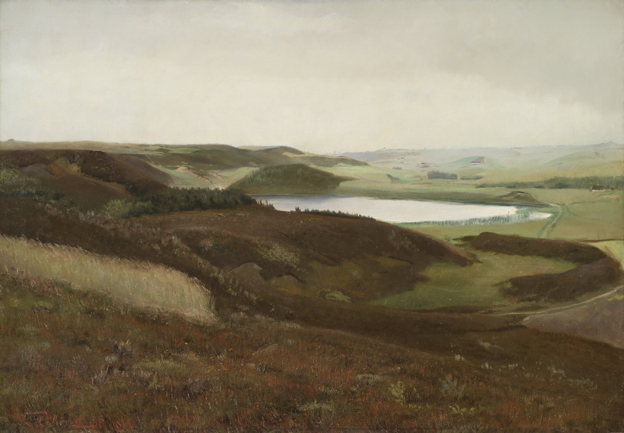 Krajina poblíž Bryrup, Jutsko od Laurits Andersen Ring