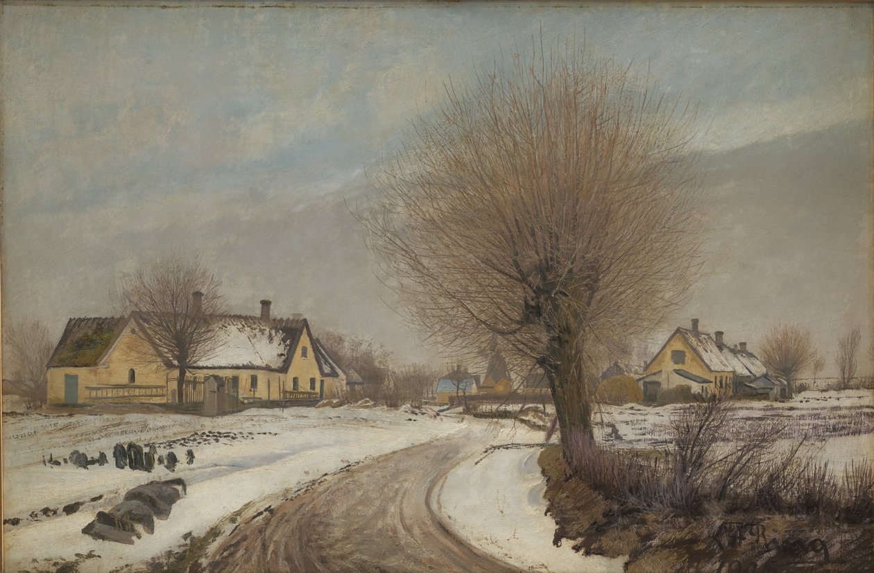 Sealand Village. Zima od Laurits Andersen Ring