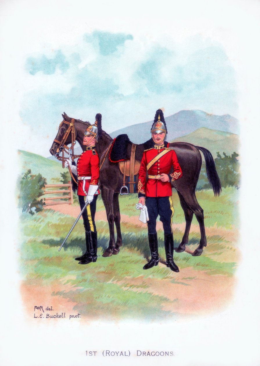 1st Royal Dragoons, c1915. od L. E. Buckell