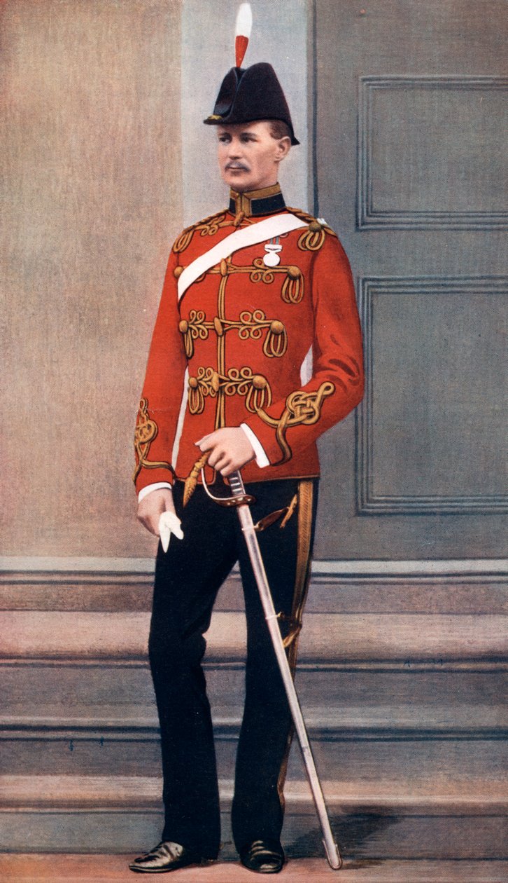 Poručík Frederick Hugh Sherston Roberts, britský voják, 1902. od Lafayette