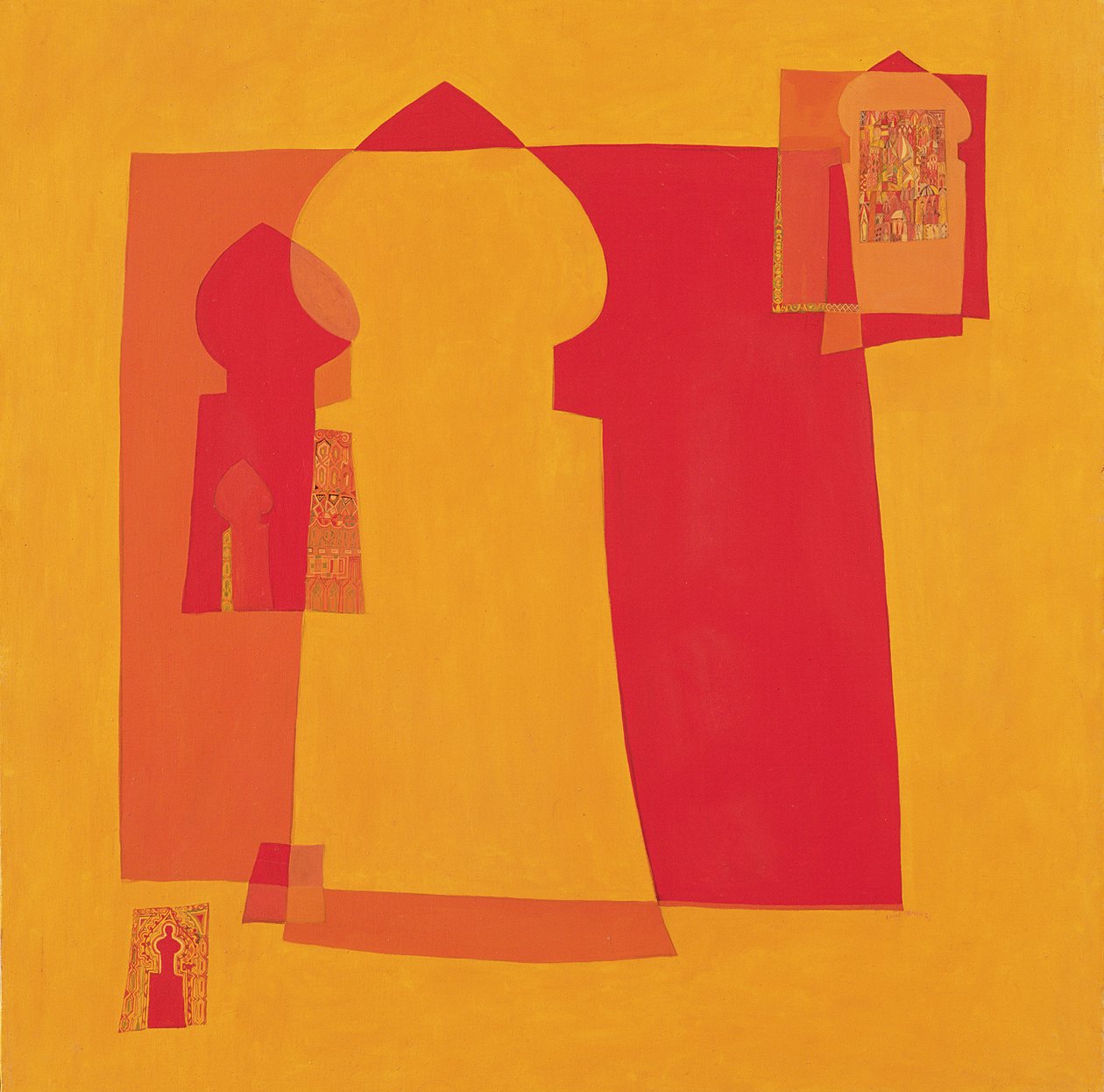 Gates, kolem 1970-02 (tisk) od Laila Shawa