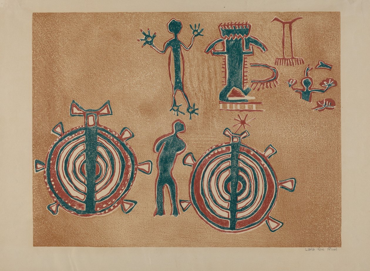 Petroglyfový design od Lala Eve Rivol