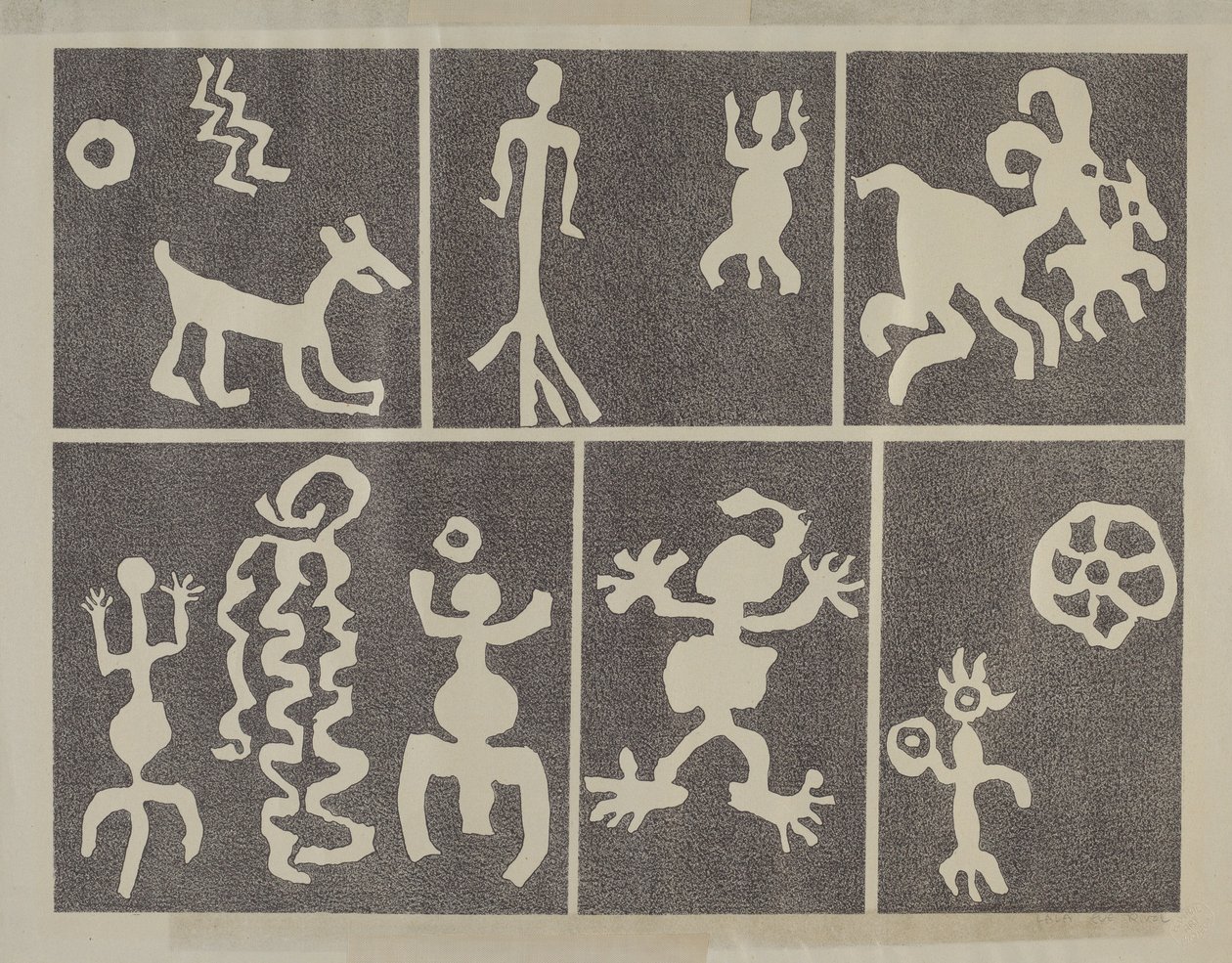 Petroglyfový design od Lala Eve Rivol