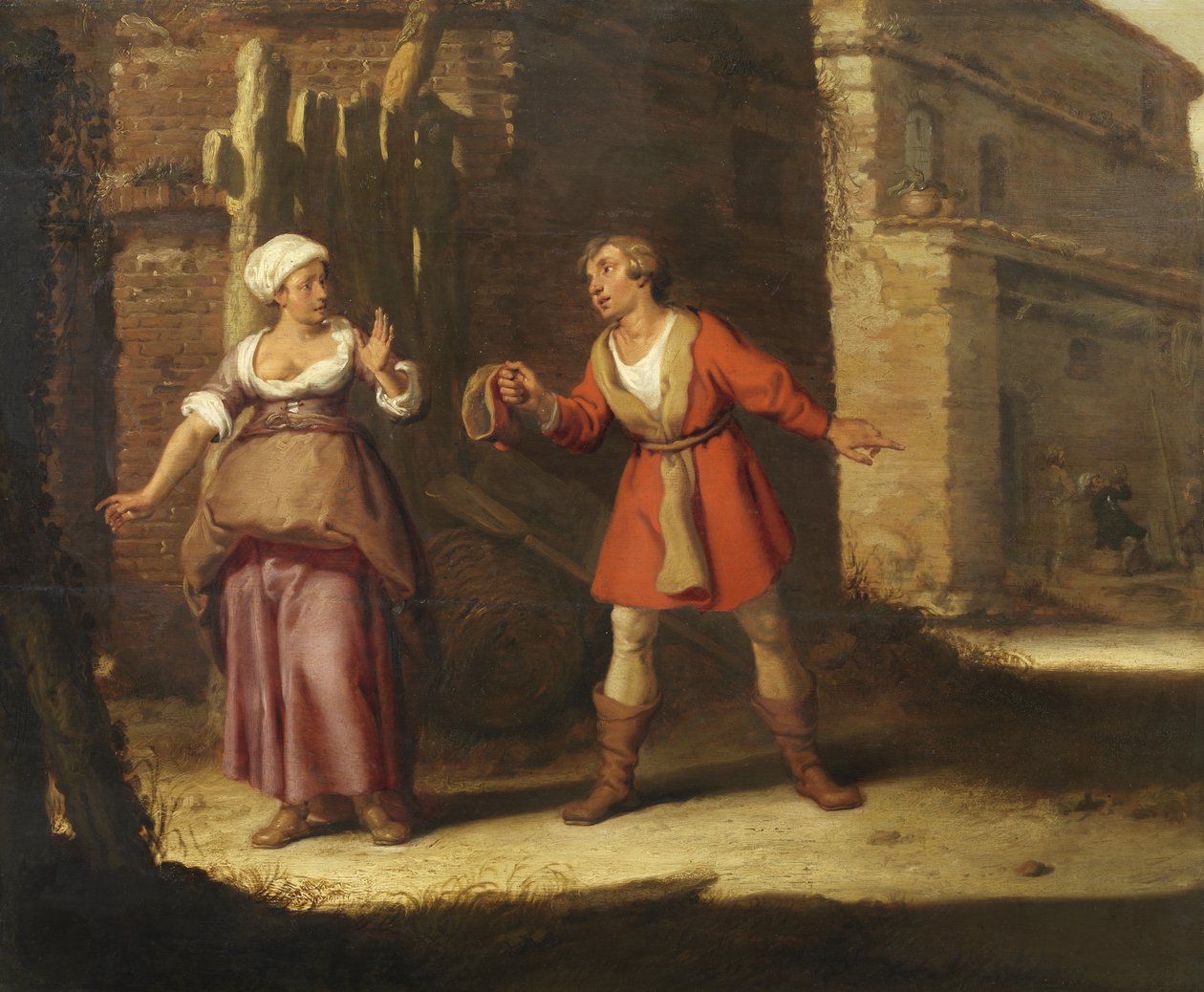 Abigail a Nábal od Lambert Jacobsz.