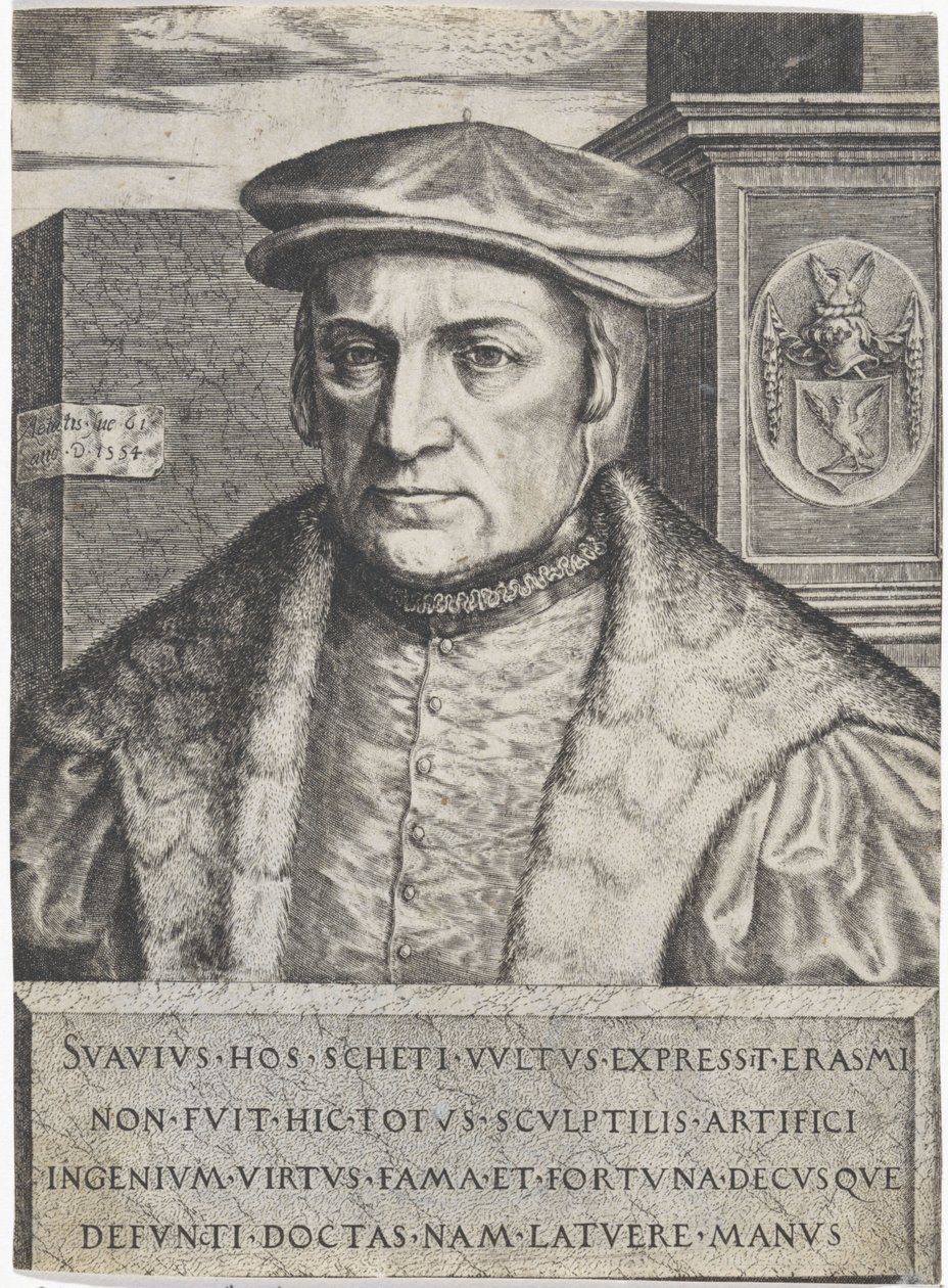 Portrét Erasma Schetze od Lambertus Suavius