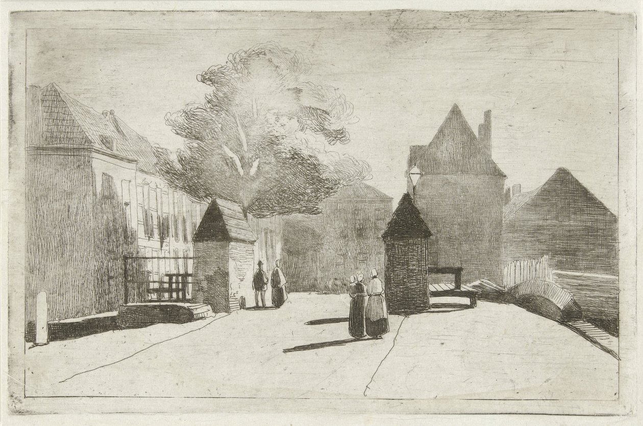 Panoráma města od Lambertus  Hardenberg