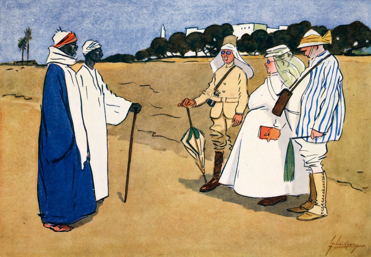 Kdyby nám ta síla dala dar, abychom se viděli tak, jak nás vidí jiní., z knihy "Světlá strana Egypta", 1908. od Lance Thackeray