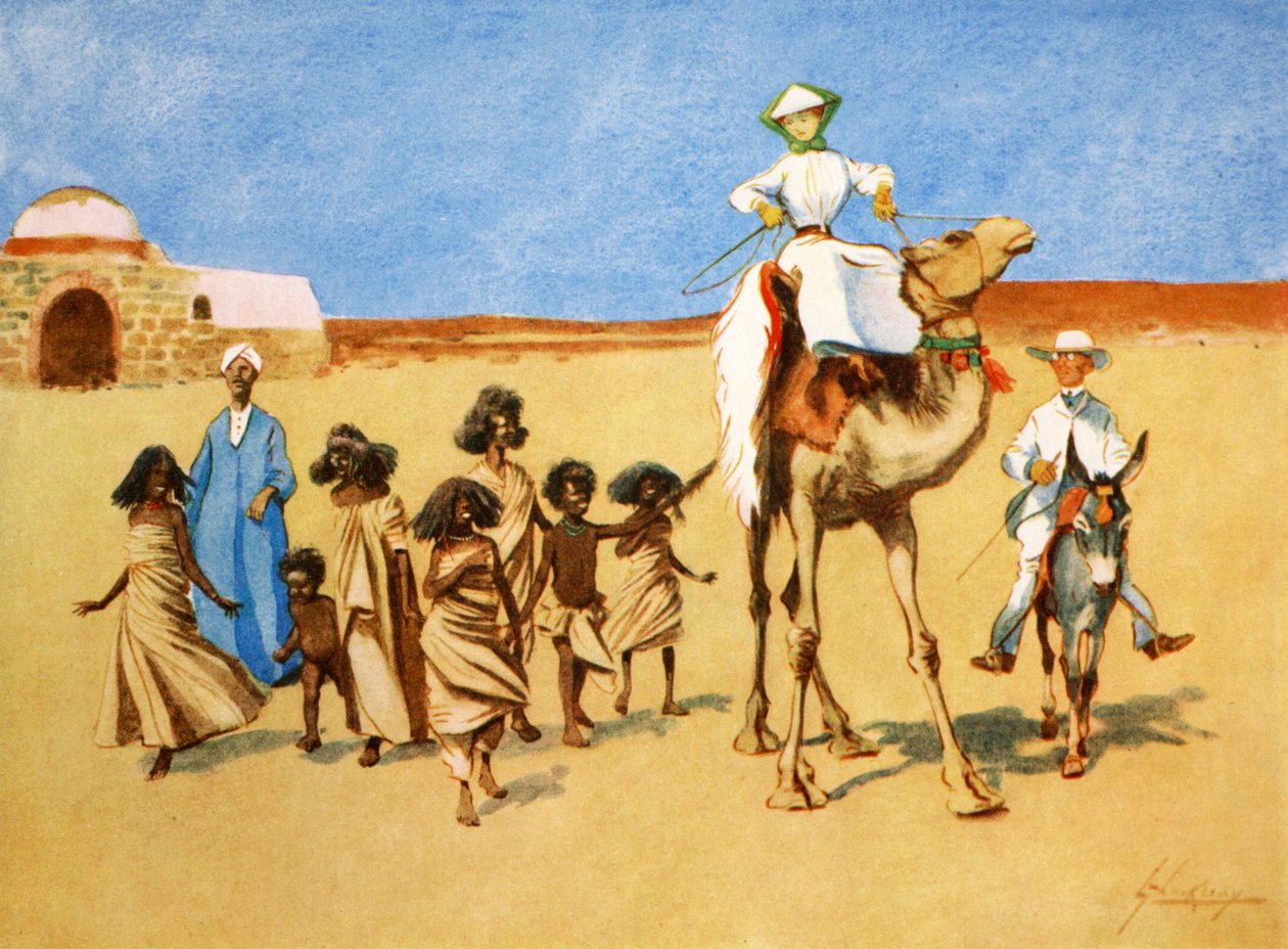 "Gollywogs of the Desert", 1908. od Lance Thackeray
