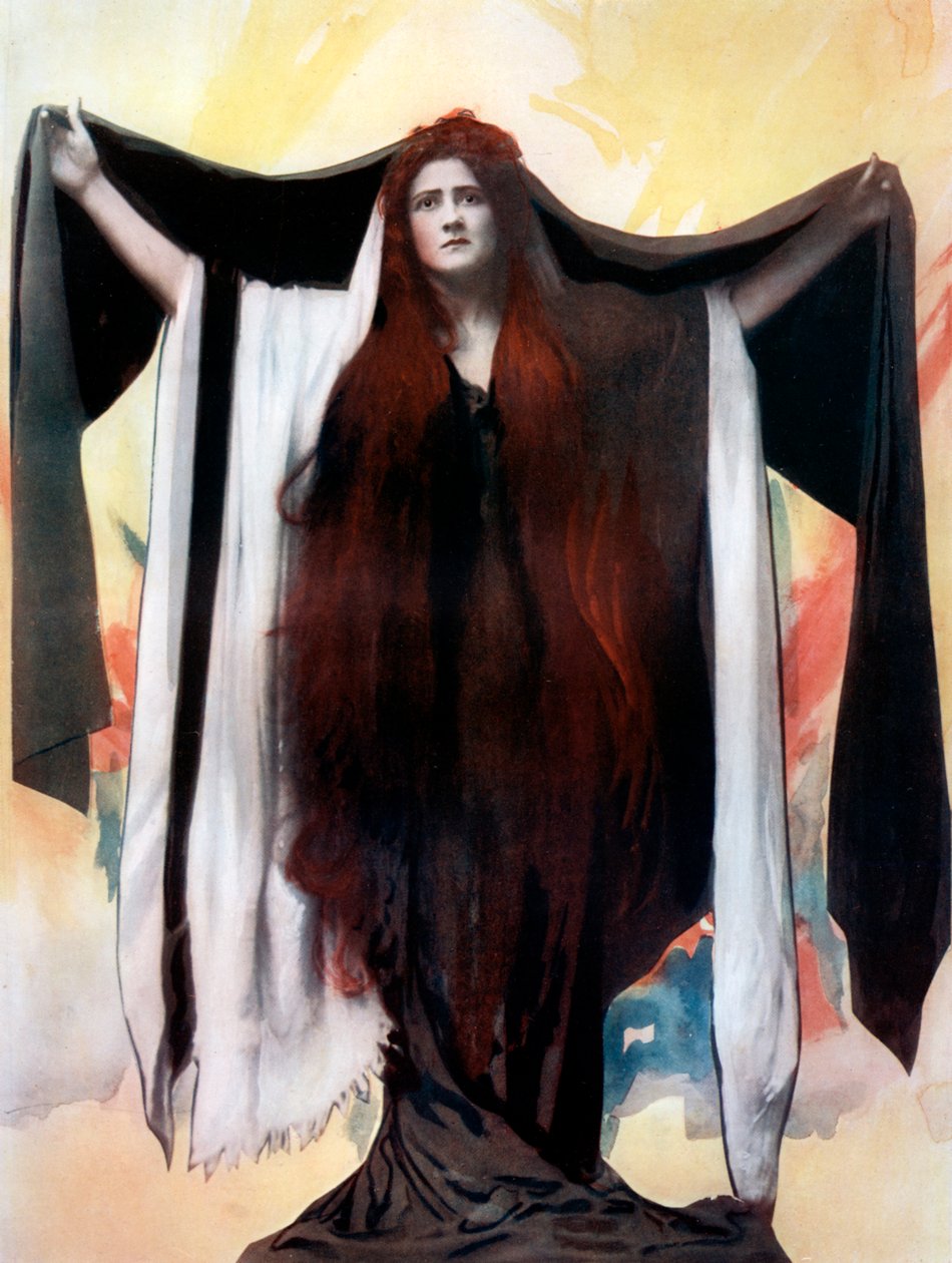 Maud Jeffries v Herodovi, c1902. od Langfier Photo
