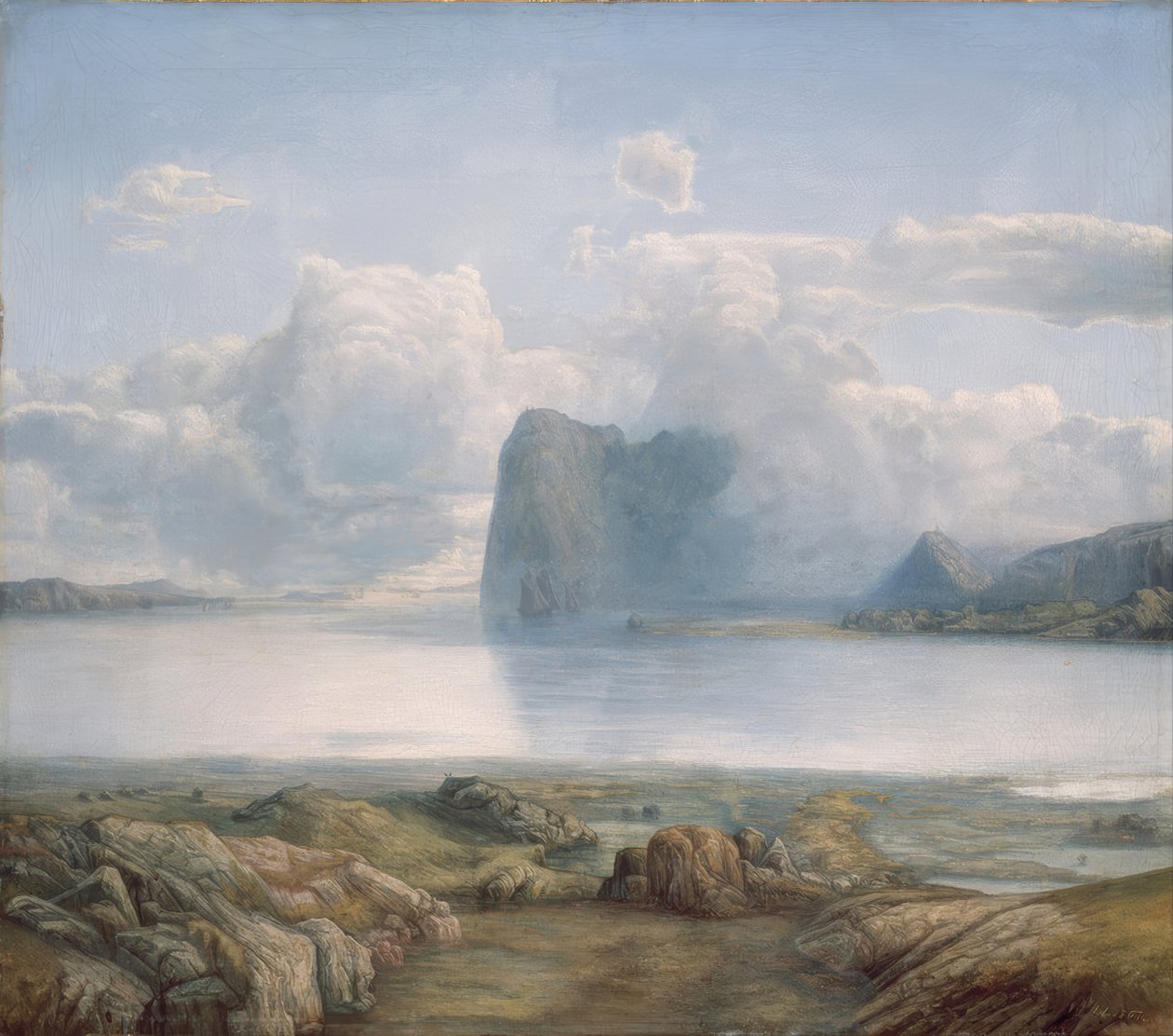 ostrov Borgøya od Lars Hertervig