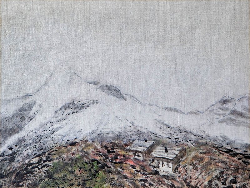 A Teli TatranEnglish: Tatra in winter od Laszlo Mednyanszky