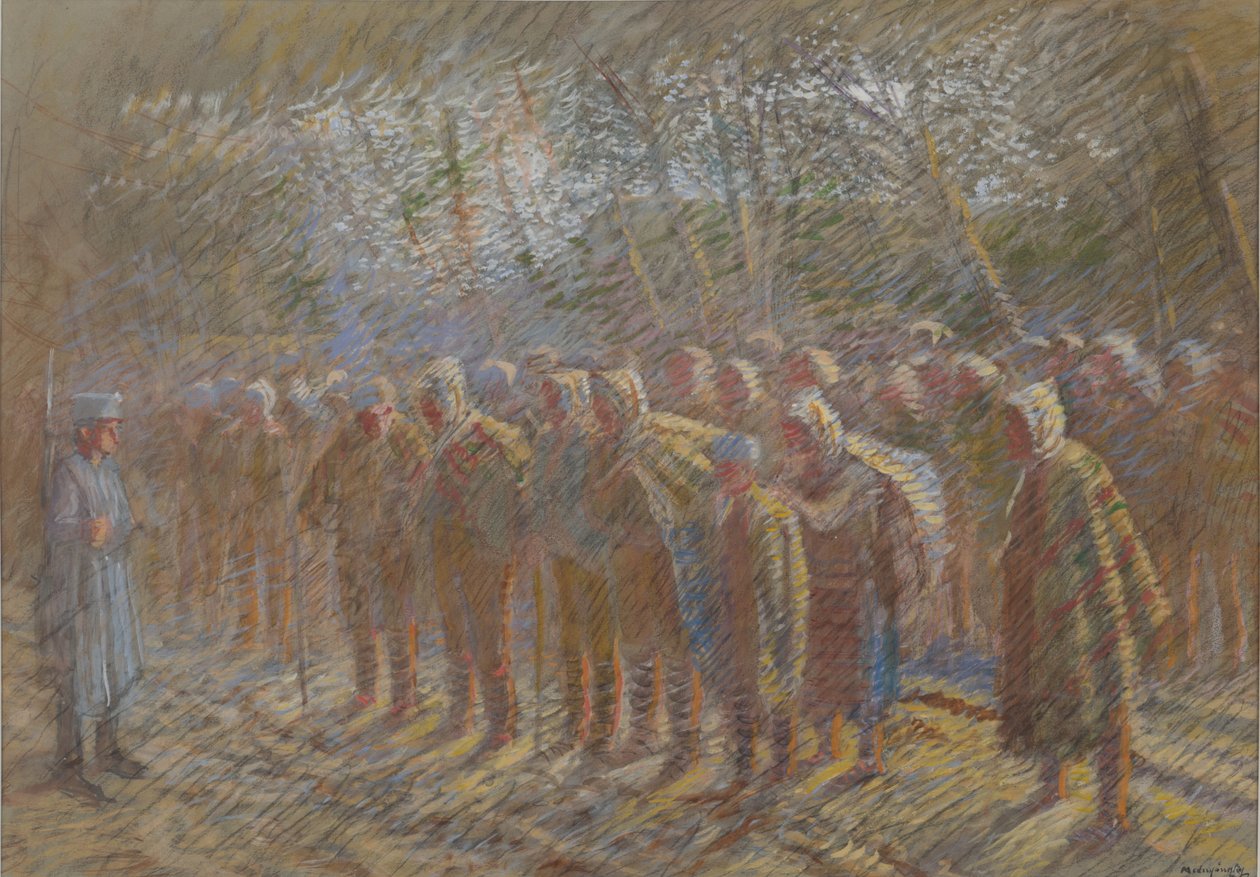 The Prisoners of War, 1914. od Laszlo Mednyanszky