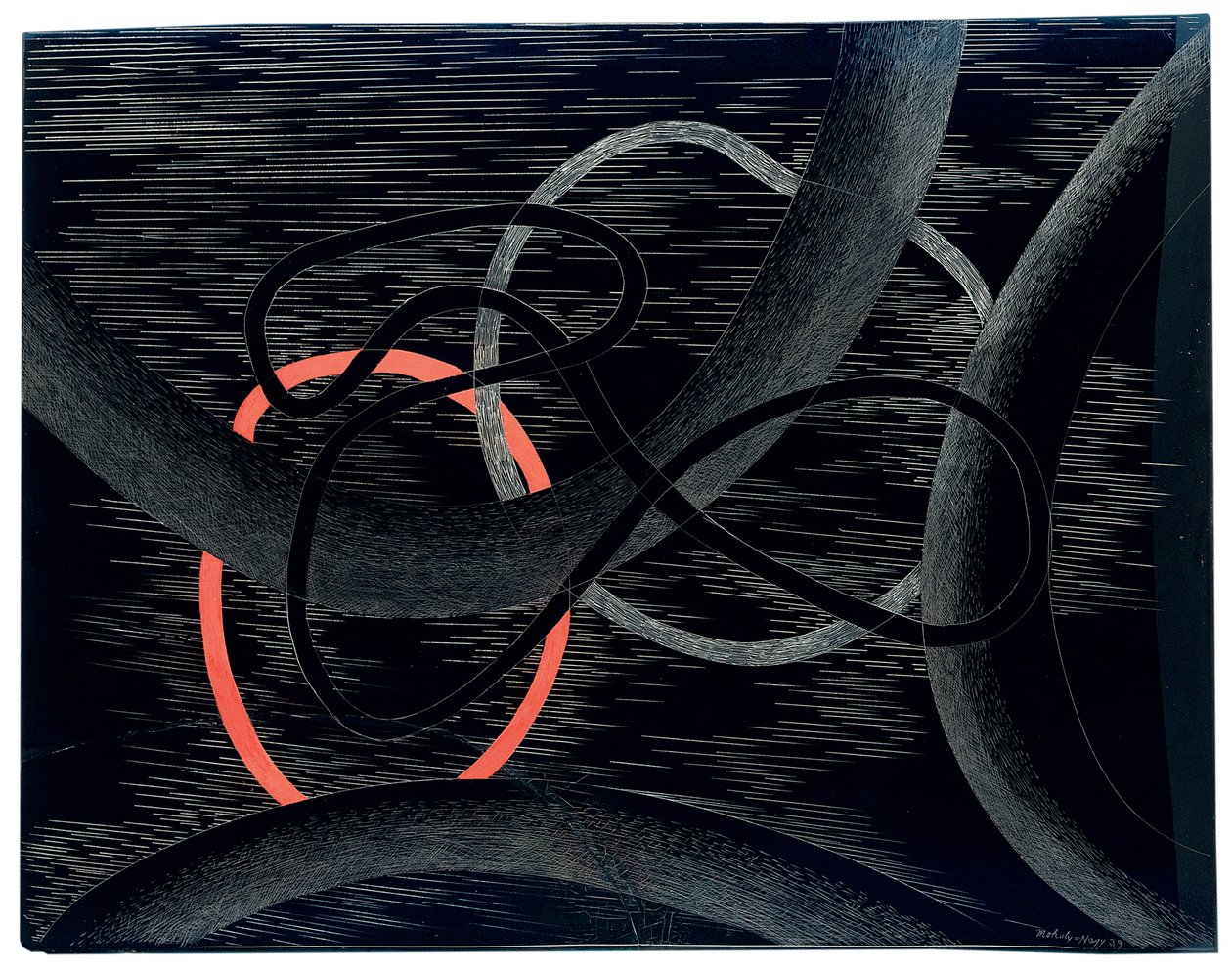 Kompozice, 1939 od Laszlo Moholy Nagy