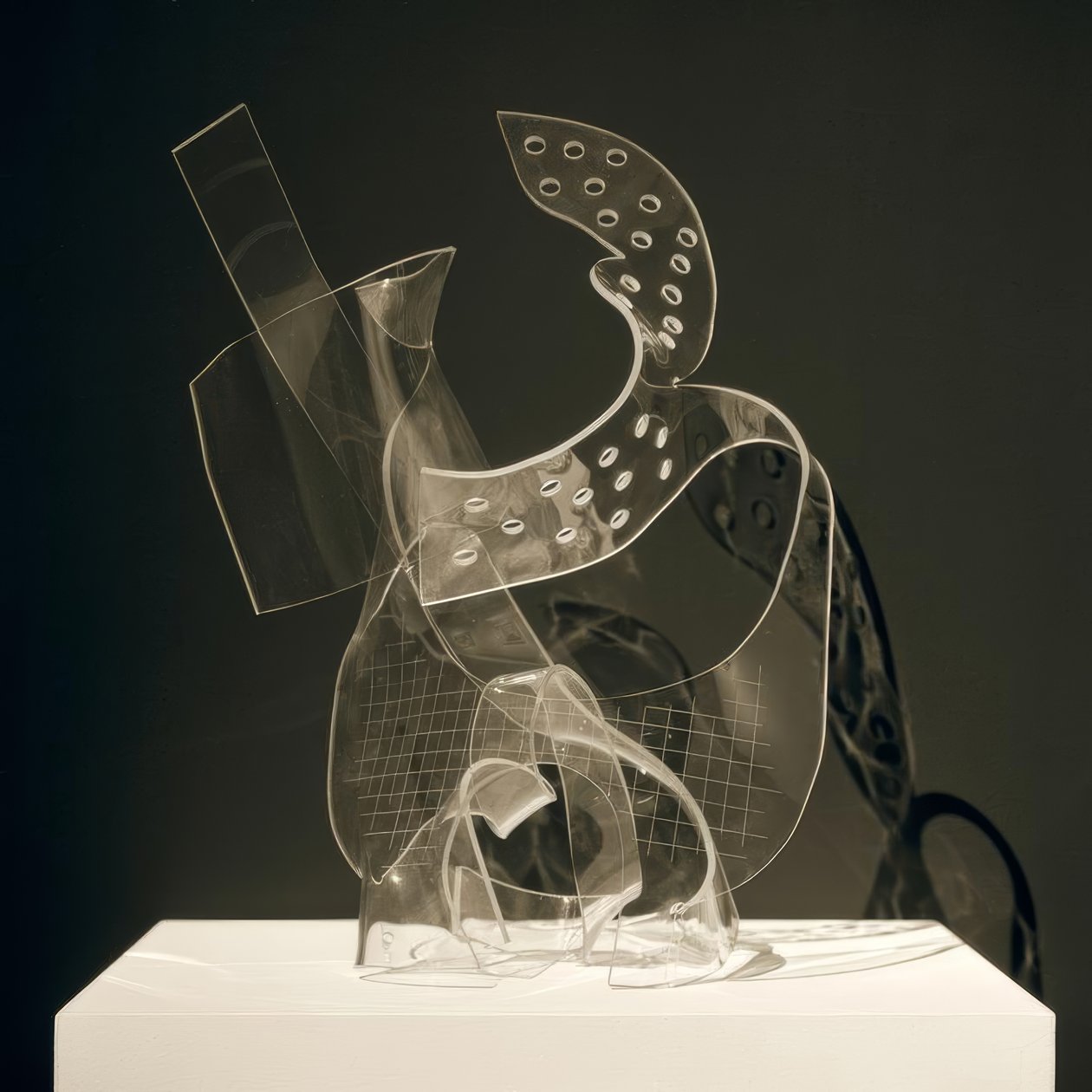 L.Moholy-Nagy, Spirála / Plastika z plexiskla (replika) od Laszlo Moholy Nagy