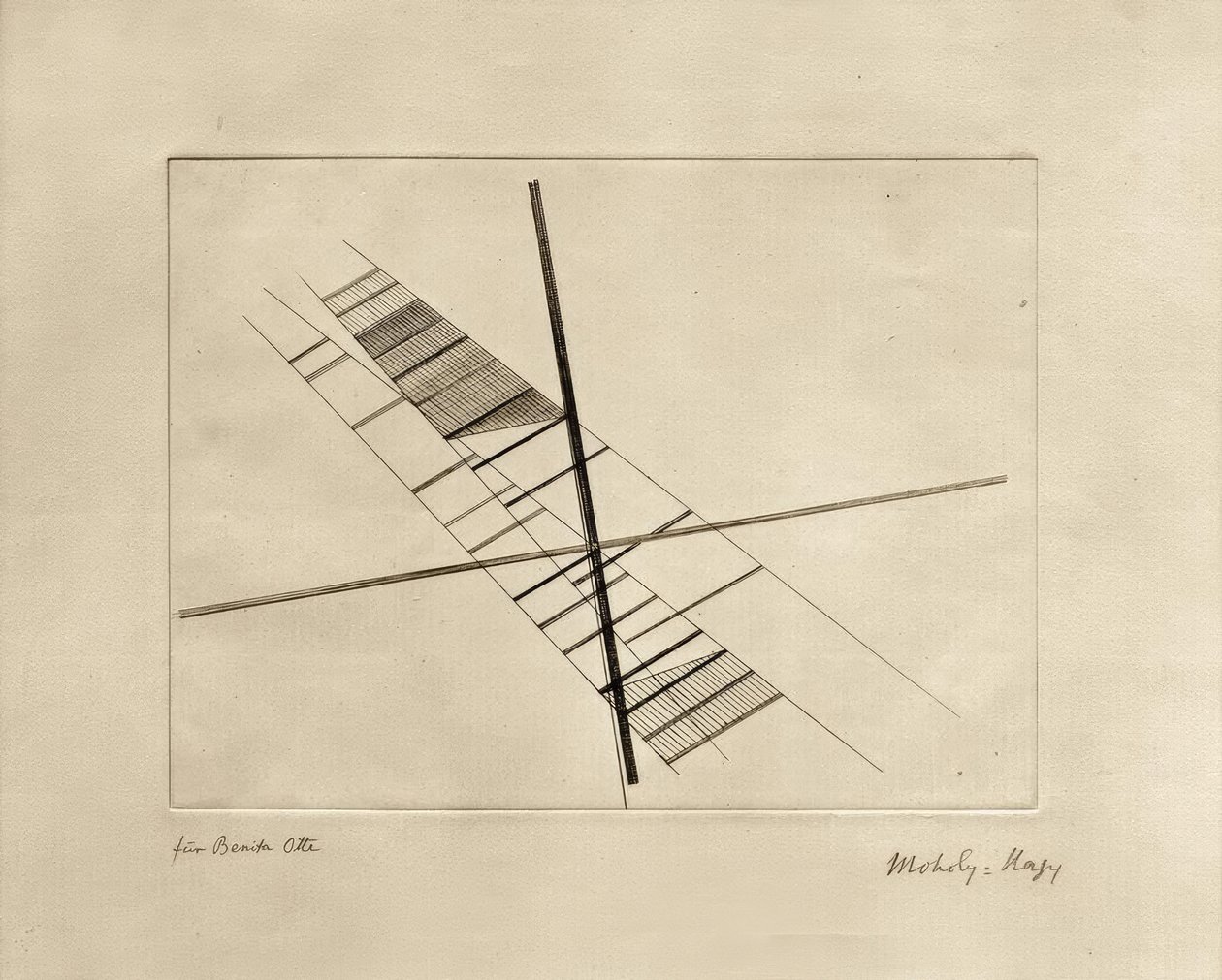 Protínající se úhlopříčky od Laszlo Moholy Nagy