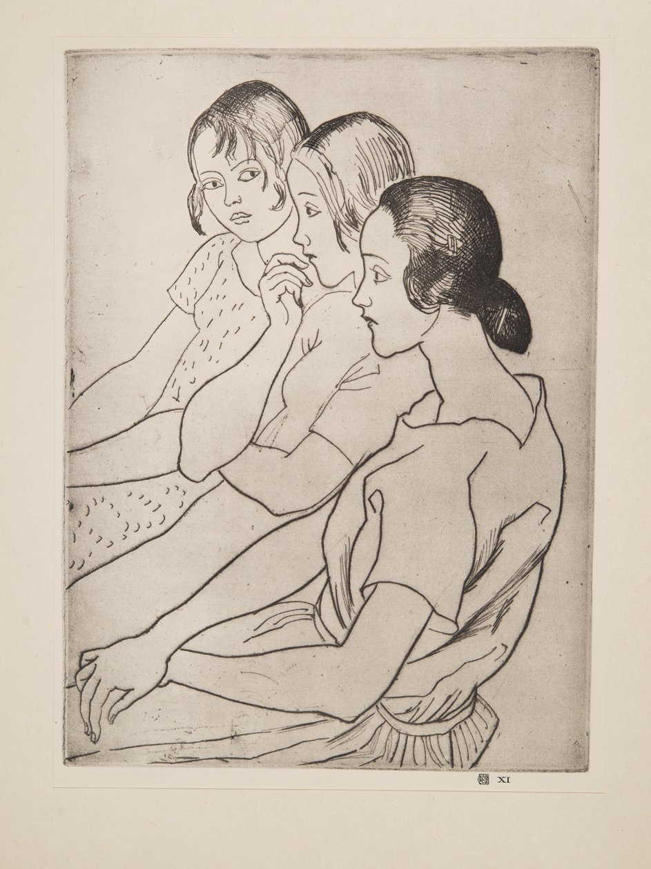 Country Girls, hospoda. 1927. od Laura Knight
