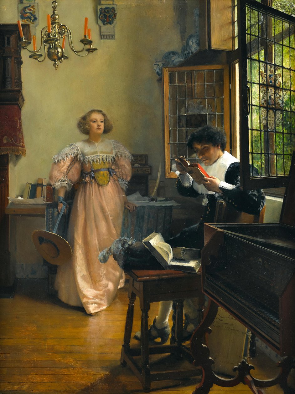 Vytrvalý čtenář od Laura Theresa Alma Tadema