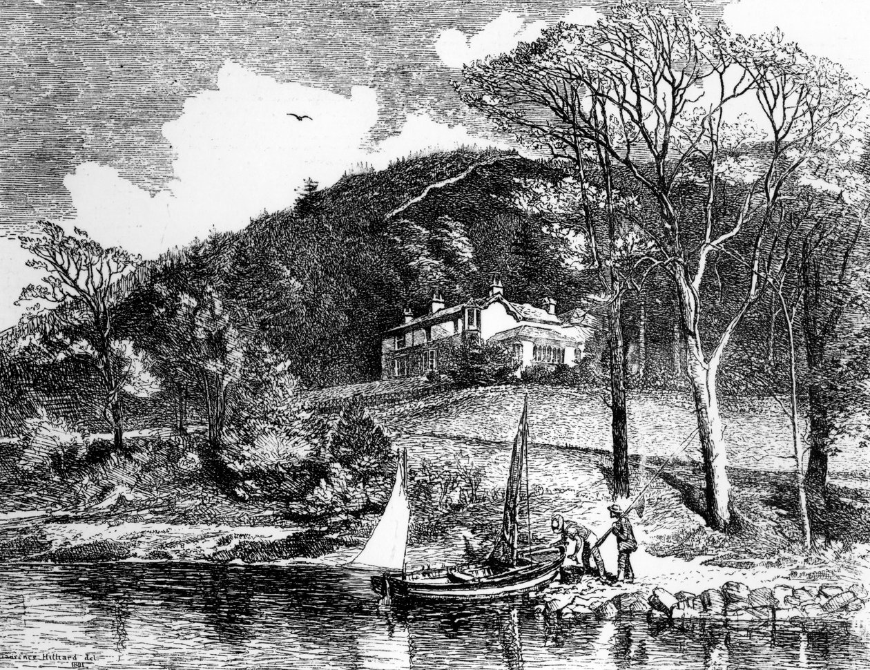 Domov pana Ruskina, Brantwood, 1881 od Laurence J. Hilliard