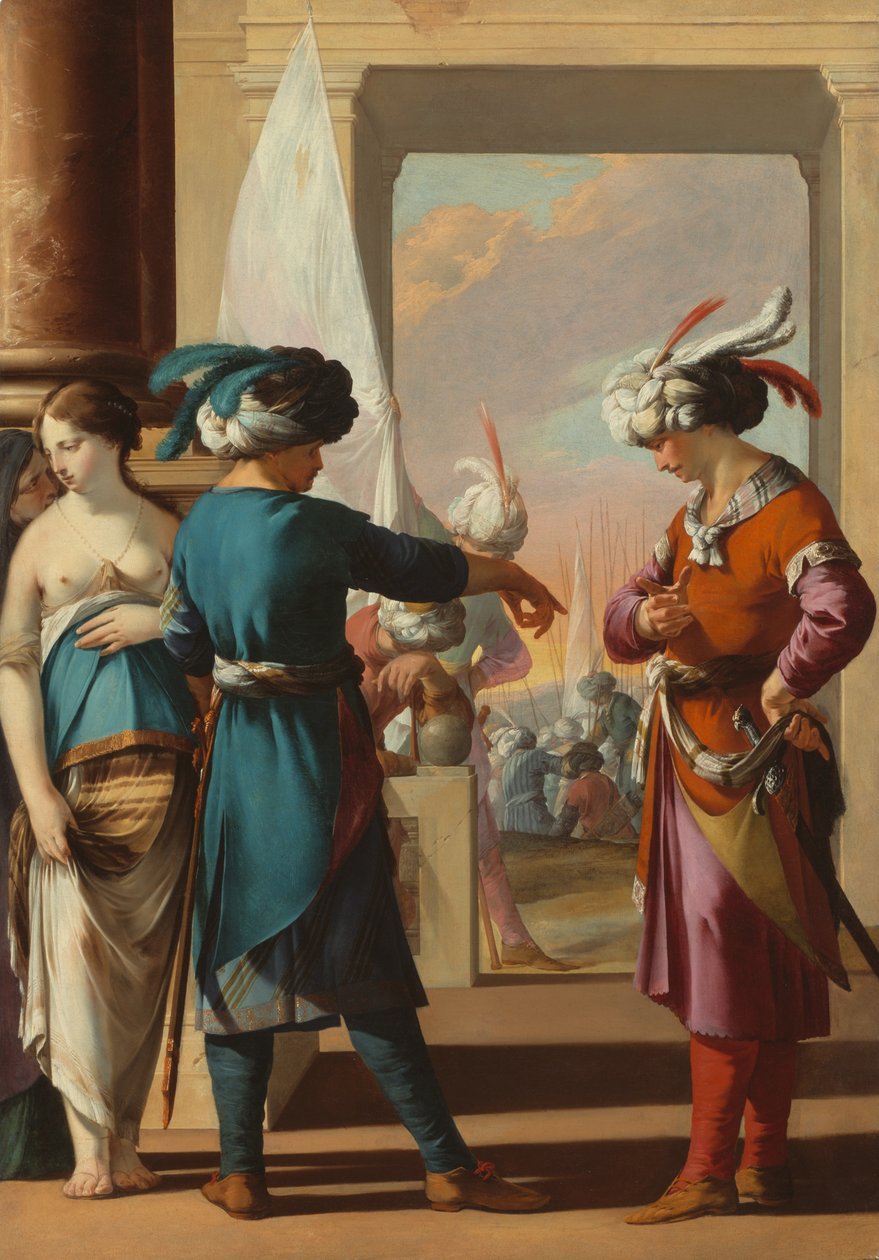 Panthea, Kýros a Araspas od Laurent de la Hyre