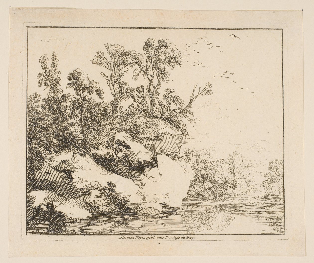 Kryté skály, 1640. od Laurent de la Hyre