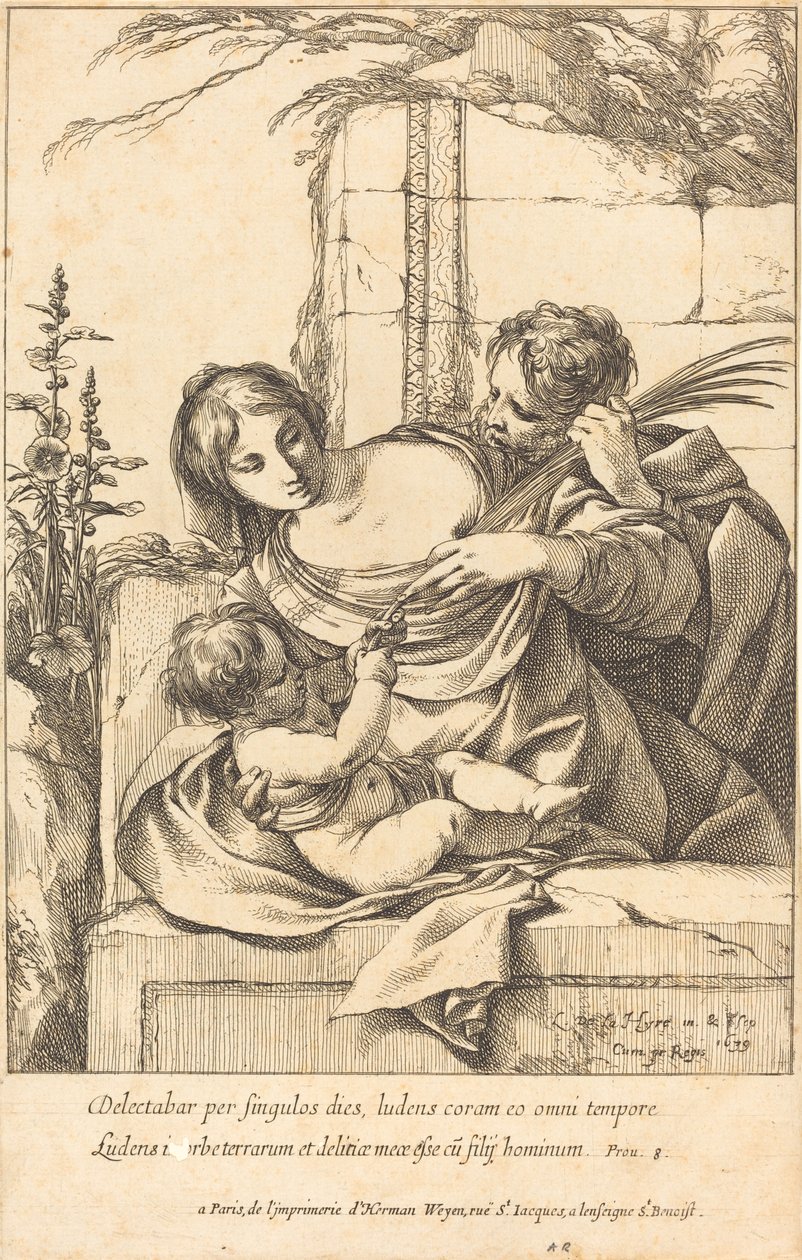 Svatá rodina od Laurent de la Hyre