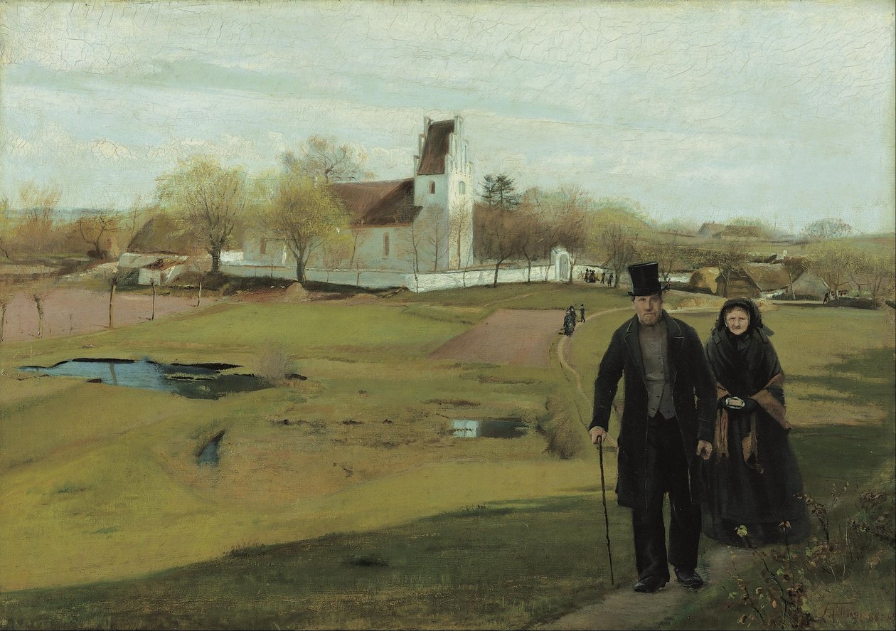 Kostel Mogenstrup od Laurits Andersen Ring