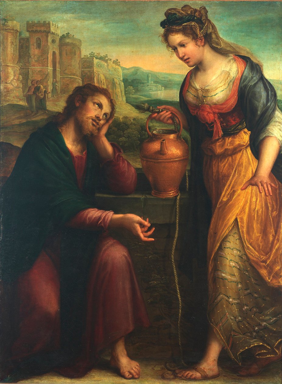 Kristus a Samaritánka, 1607. od Lavinia Fontana