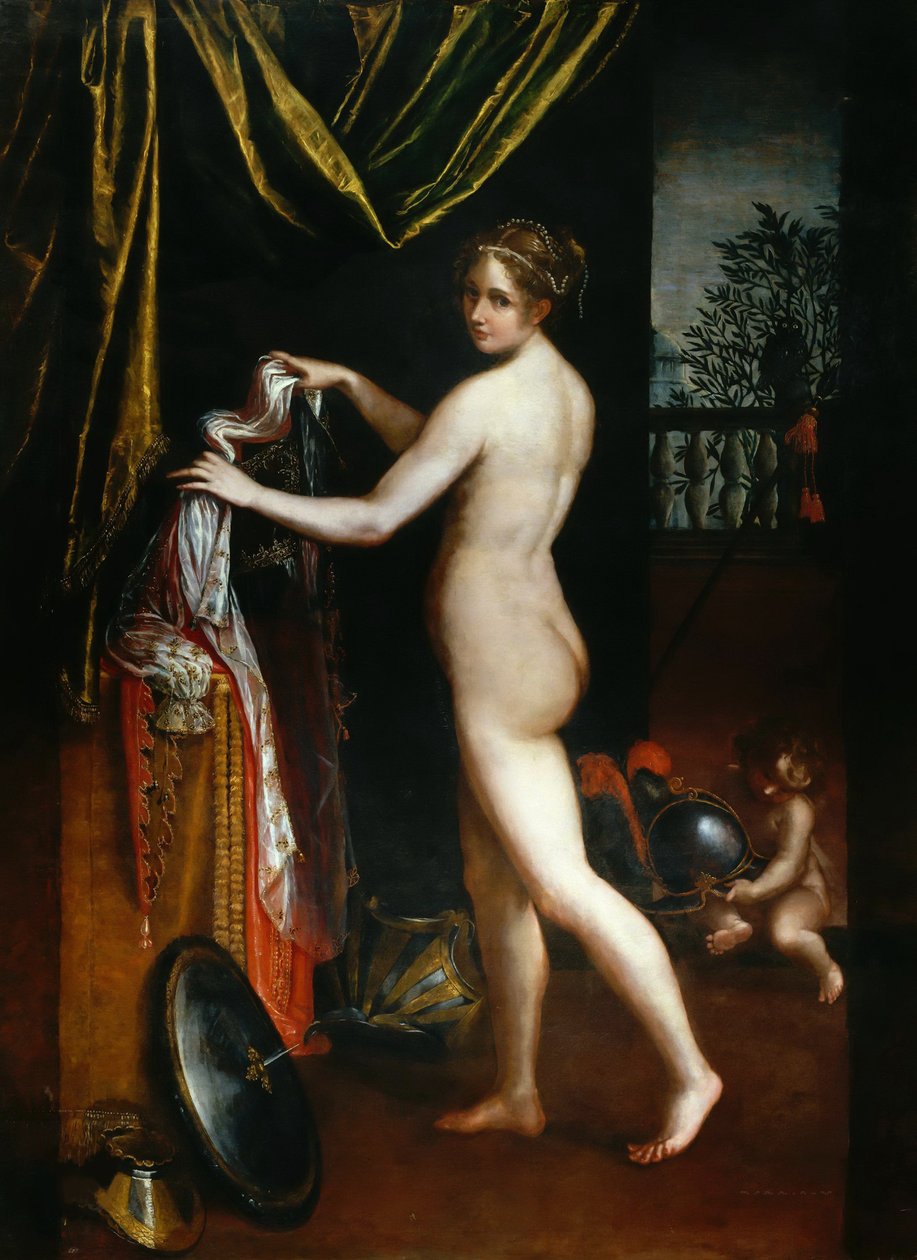 Minerva Dressing, 1613. od Lavinia Fontana