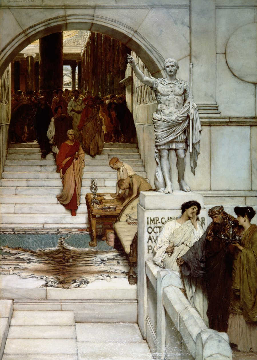 Audience u Agrippy, 1875 od Lawrence Alma Tadema