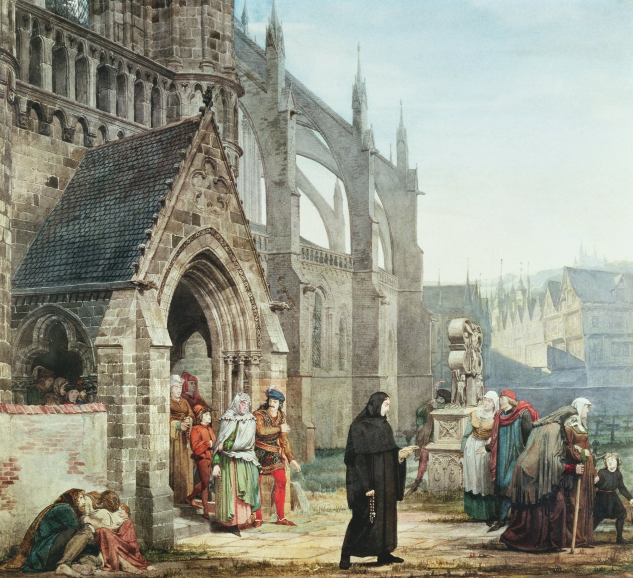 Faust a Markétka, 1857 od Lawrence Alma Tadema