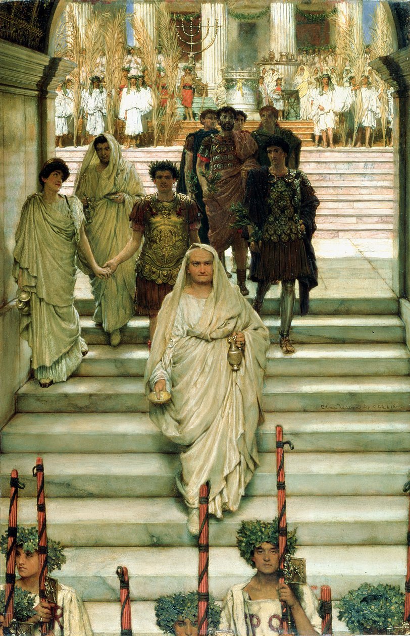Titův triumf: , 1885 od Lawrence Alma Tadema