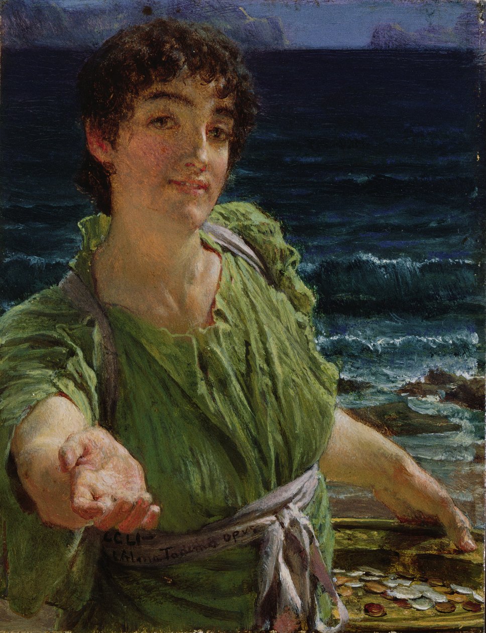 Tvář, 1883 od Lawrence Alma Tadema