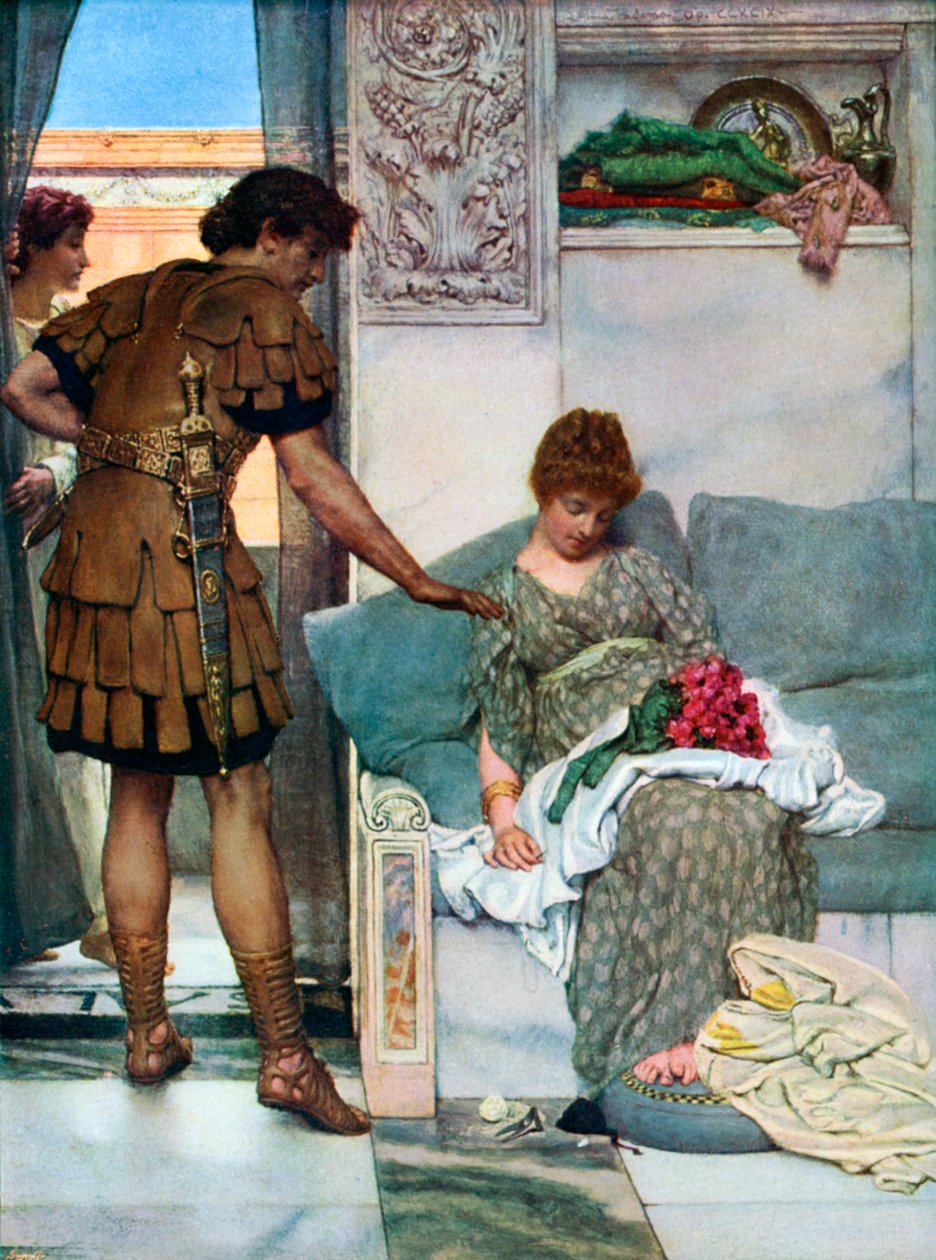 Tichý pozdrav, 1908-1909. od Lawrence Alma Tadema