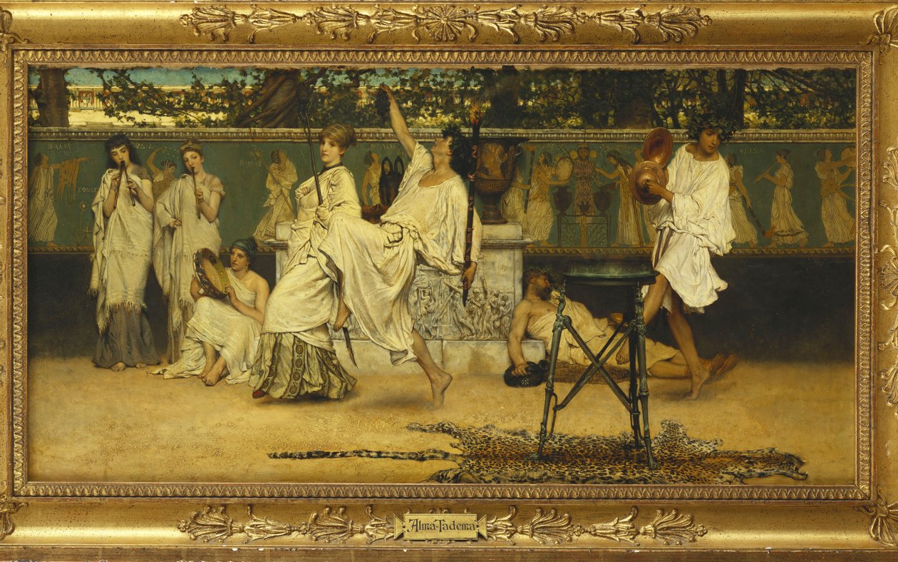 Bacchanal, 1871 od Lawrence Alma Tadema