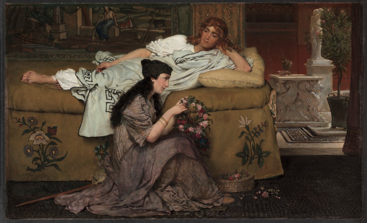 Glaucus a Nydia, 1867. od Lawrence Alma Tadema