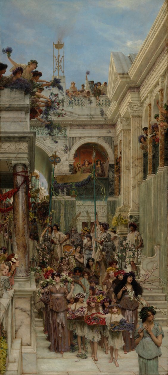 Spring od Lawrence Alma Tadema