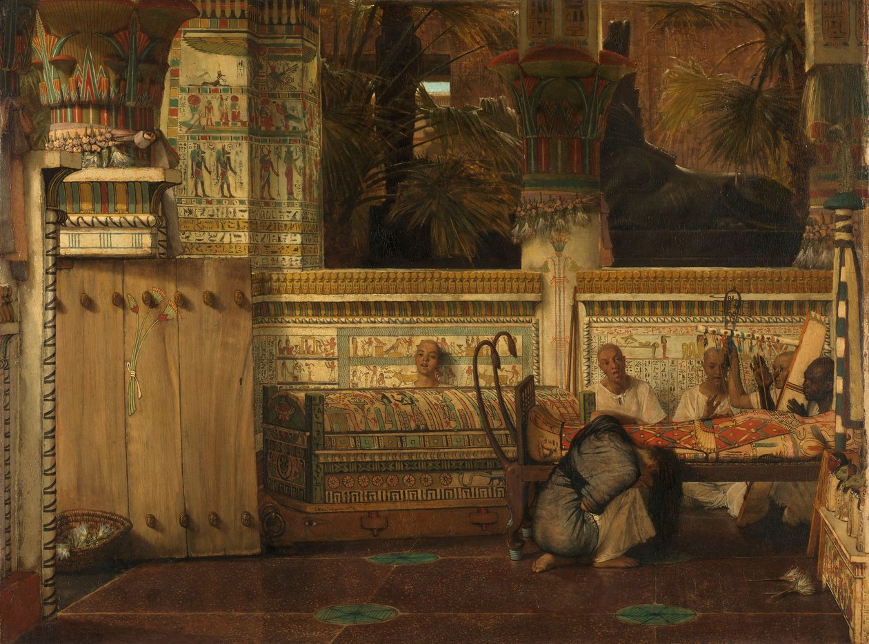 Egyptská vdova, 1872 od Lawrence Alma Tadema