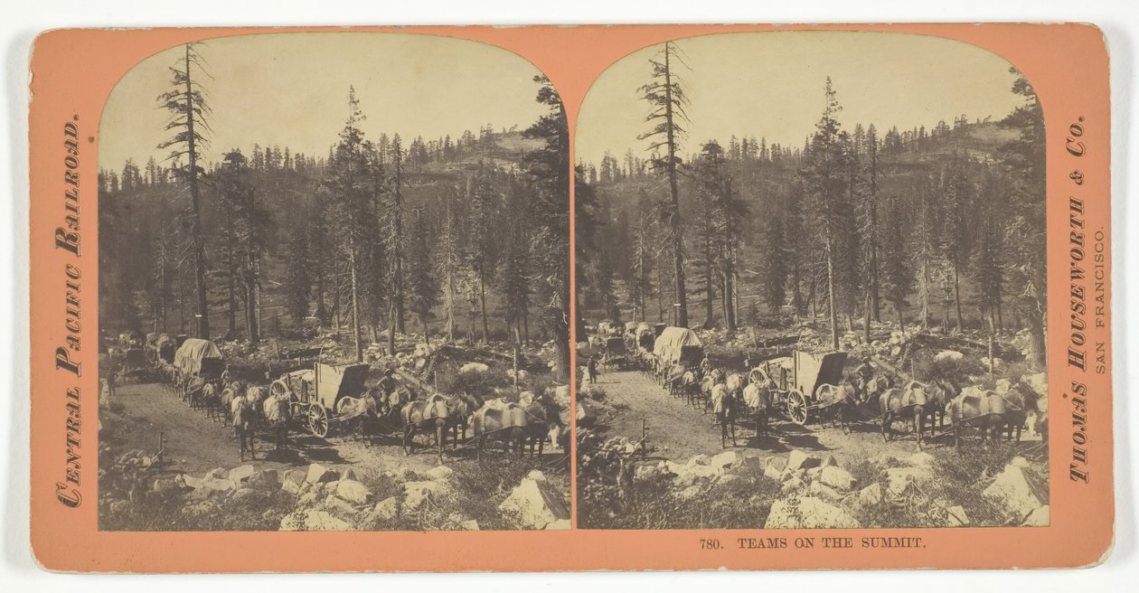 Týmy na summitu, 1867. od Lawrence and Houseworth