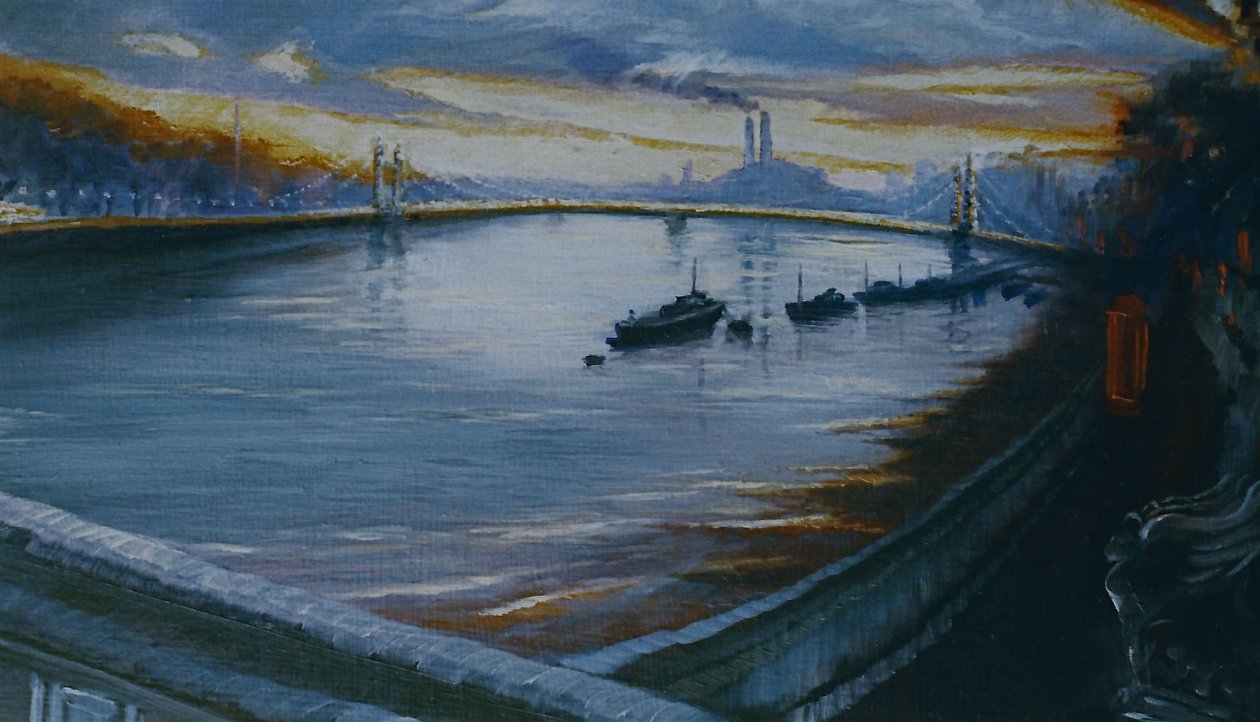 Albert Bridge, Chelsea 2000 od Lee Campbell
