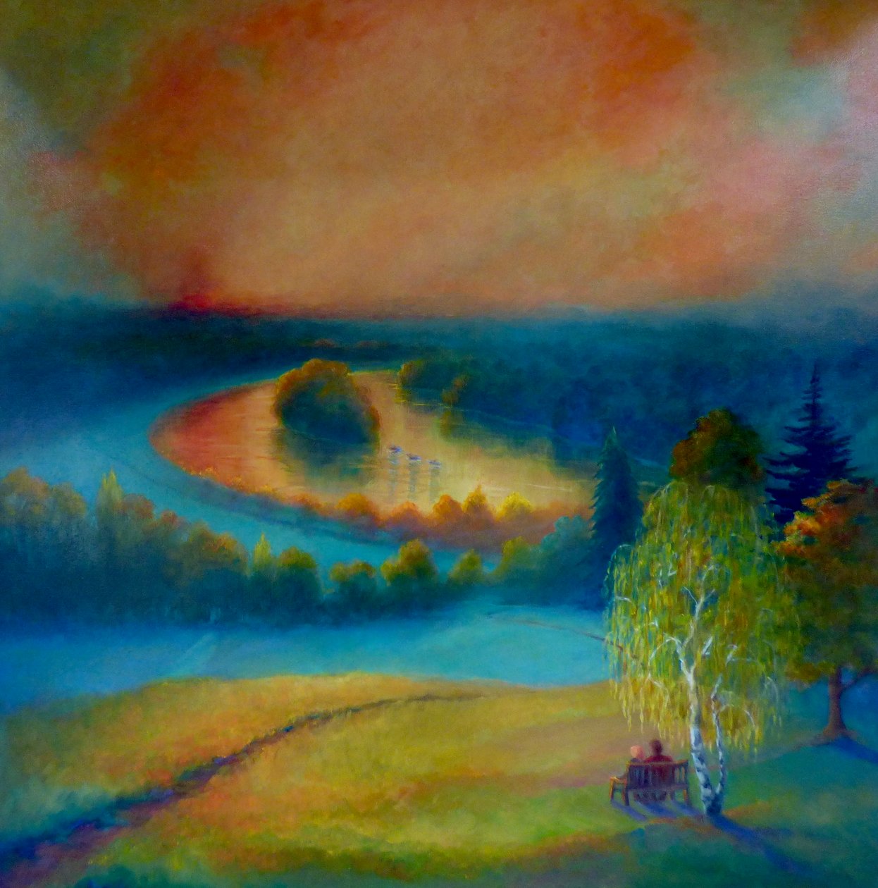 Petersham Green and Gold, 2019, od Lee Campbell