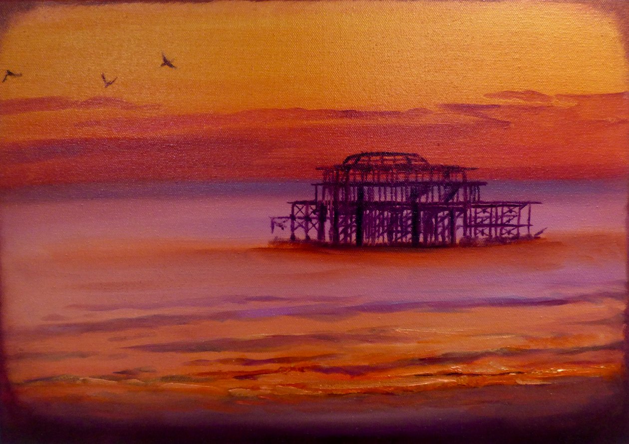 Brighton Glow, 2023 (olej na plátně) od Lee Campbell